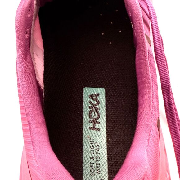 HOKA Rincon 3 Women’s Size 11B Running Shoes Hot Pink Purple Lightweight Trainer - Picture 9 of 9